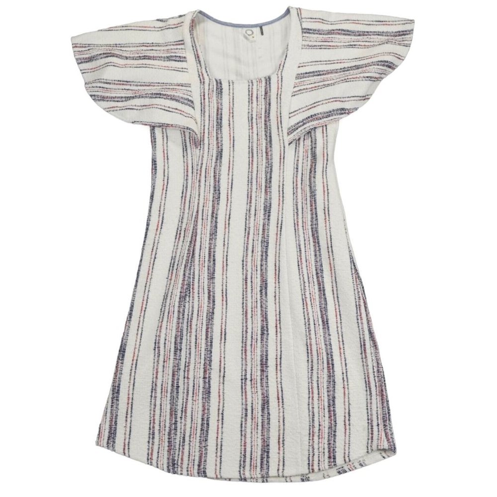 Anthropologie‎ Akemi Kin Dress Womens XS Off White Jovanie Boho Ruffle Sleeve